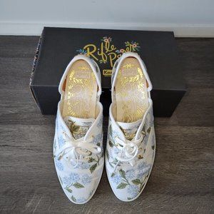 Rifle Paper Co. X Keds Hydrangeas Sneakers Size 7.5